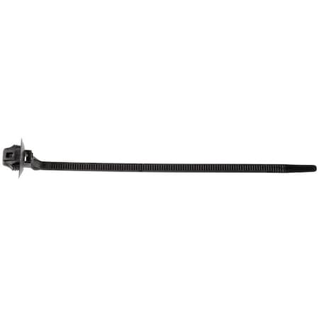 Auveco Cable Tie, 6-15/16 in L, 1-9/16 in Max Bundle Dia., Black, Nylon, 25 PK 21310